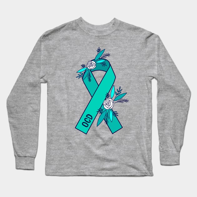 OCD Awareness Long Sleeve T-Shirt by Sloth Station